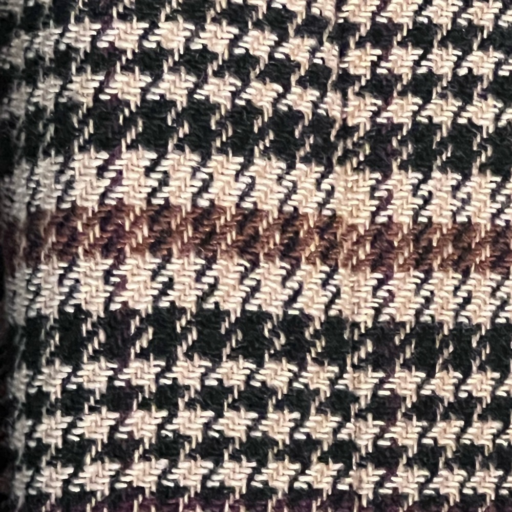 LK Bennett Black and White Plaid Trench Coat - Picture 10 of 12
